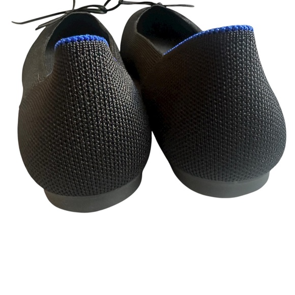 NEW Rothy's Black Ballerina Flats with Bow - Picture 3 of 10